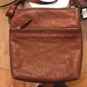 NWT Frye Whipstitch real leather crossbody